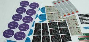 【pvc商標標簽印刷 條形碼標簽印刷 數(shù)字彩色貼紙 條碼貼紙定】價格_廠家_圖片 -